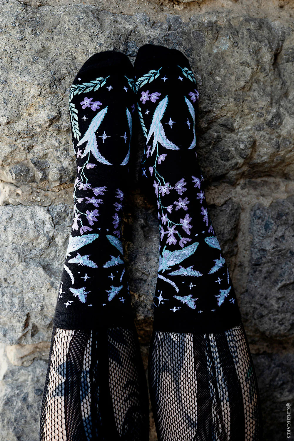 Moonpetal Luna Moth Socks - Image 4