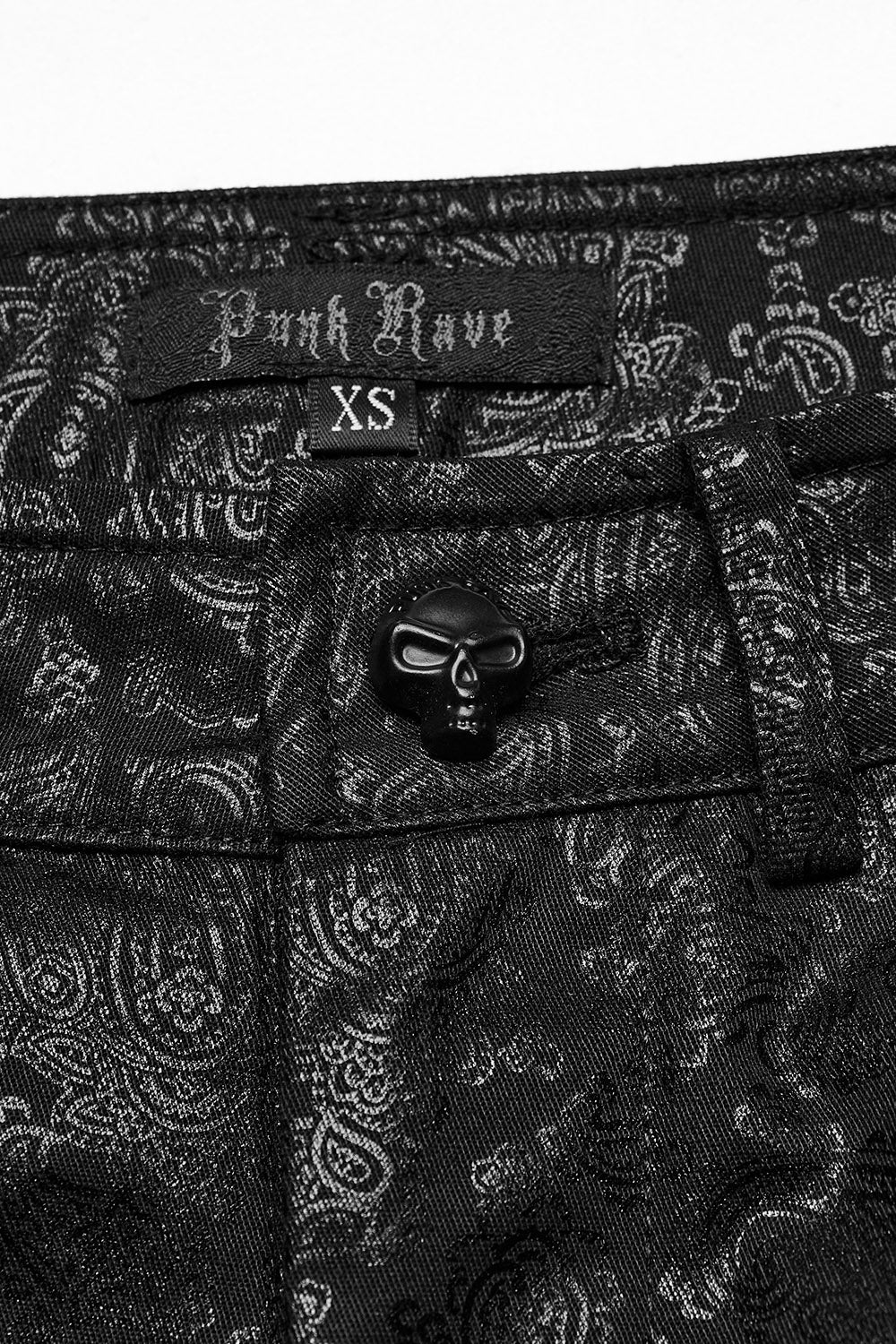 Moonsorrow Lace-Up Gothic Skinny Pants - Image 7