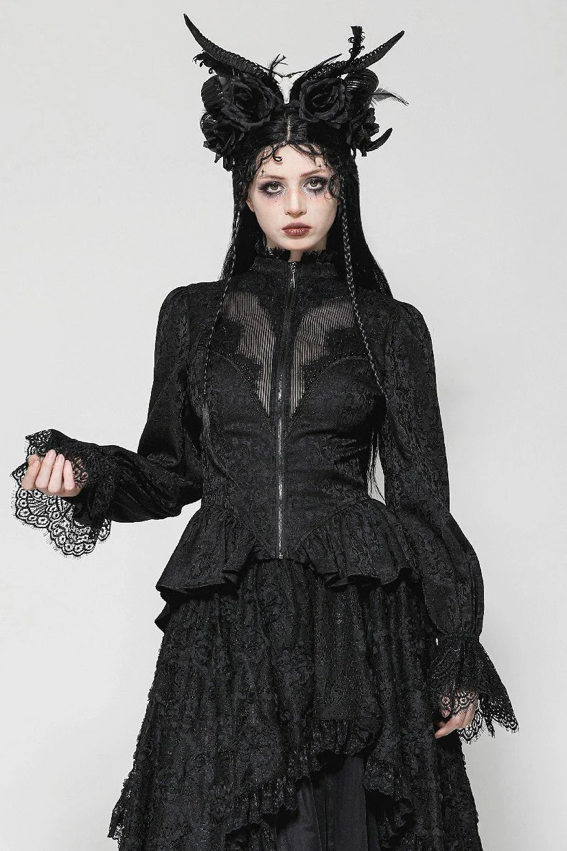 Moonspell Gothic Corset Jacket - Image 4
