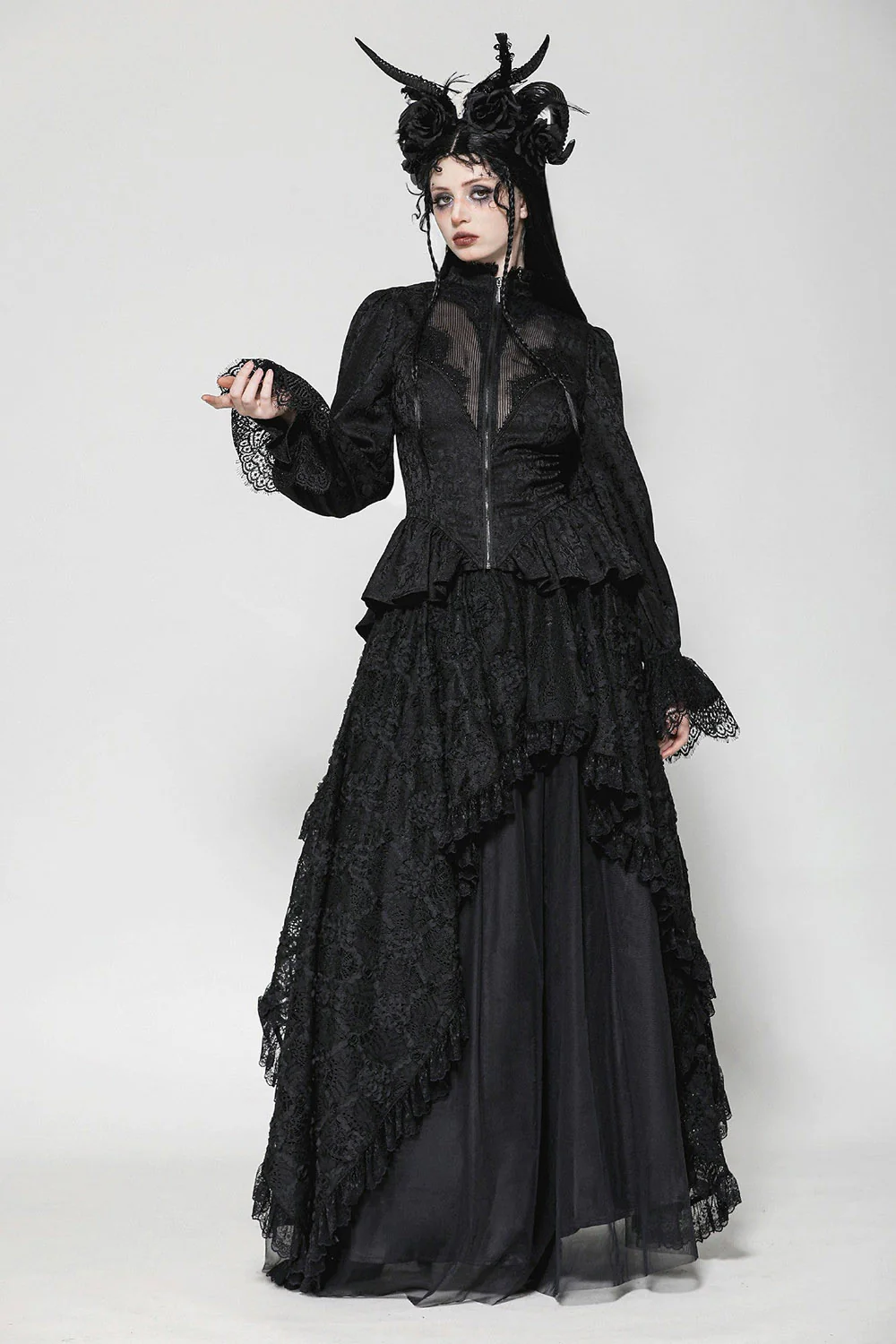 Moonspell Gothic Corset Jacket - Image 5