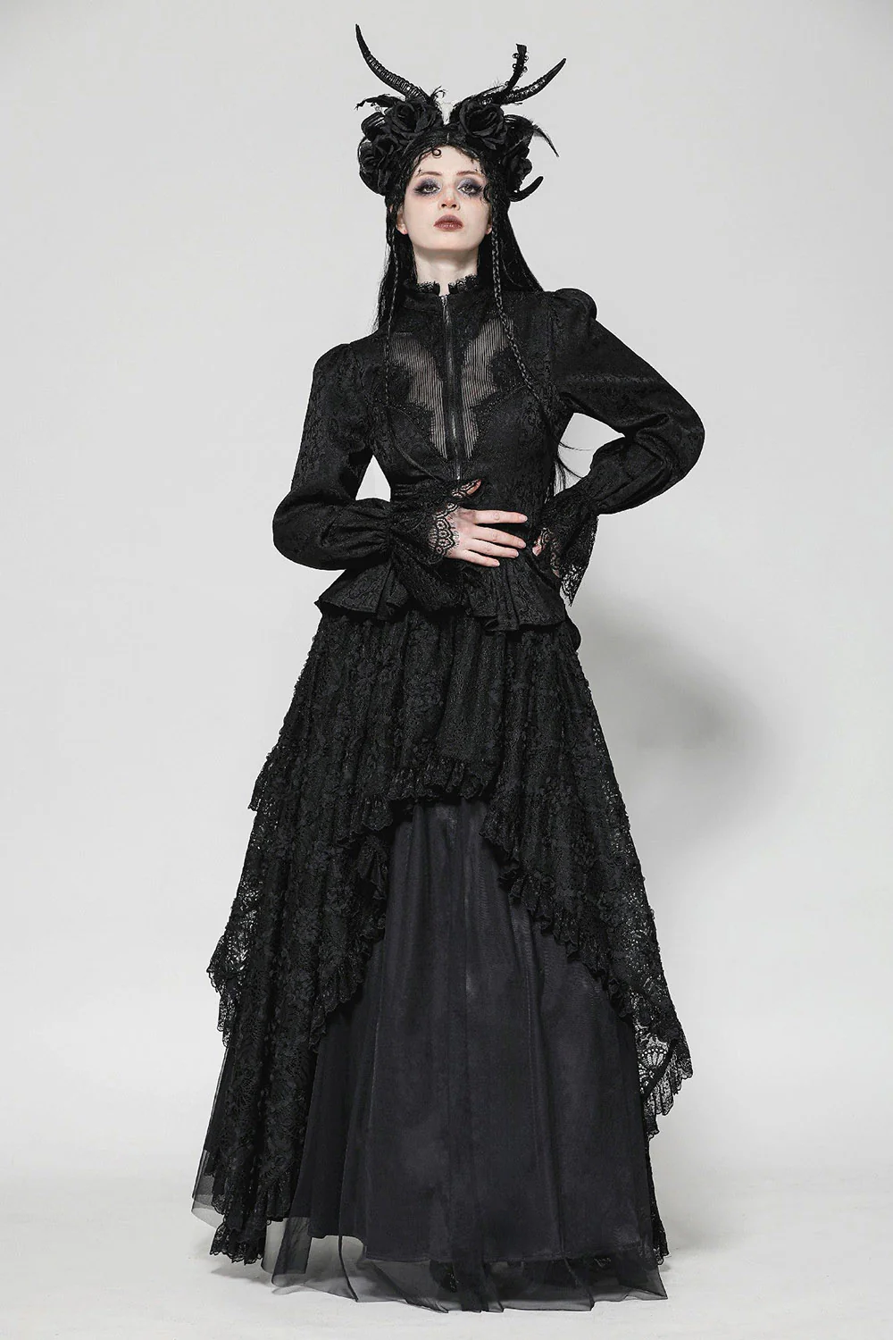 Moonspell Gothic Corset Jacket - Image 7