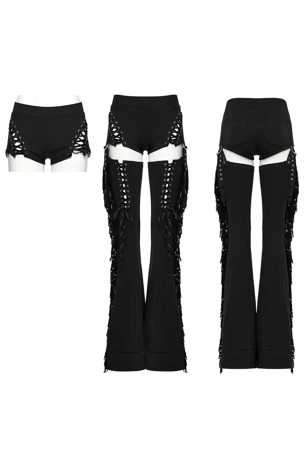 Moonstone Lace-Up Pants [Converts to Shorts] - Image 6