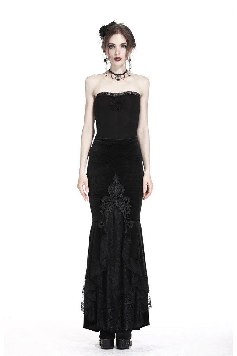 Morbid Mermaid Maxi Skirt - Image 3