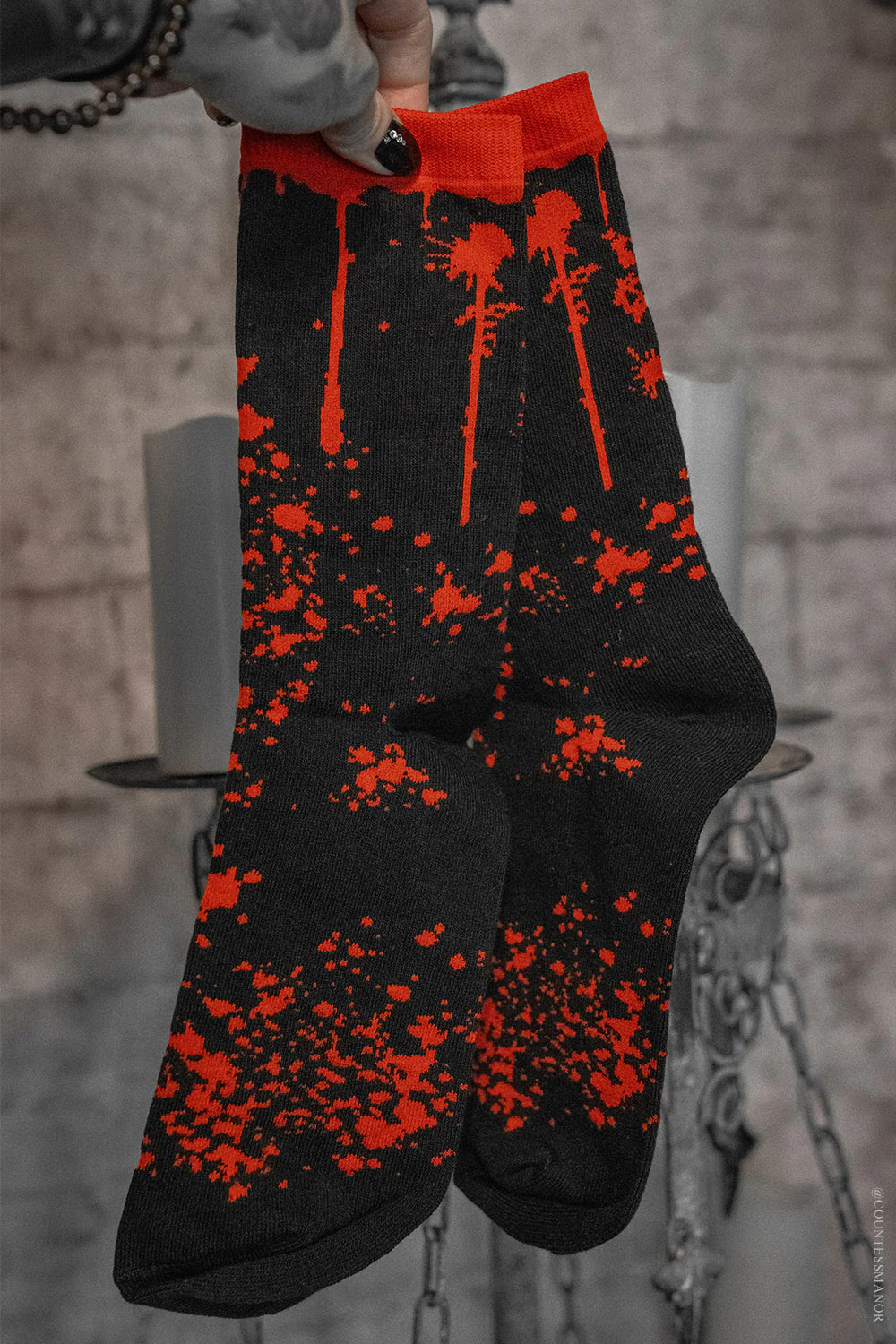 Murder Mystery Blood Splatter Socks - Image 2
