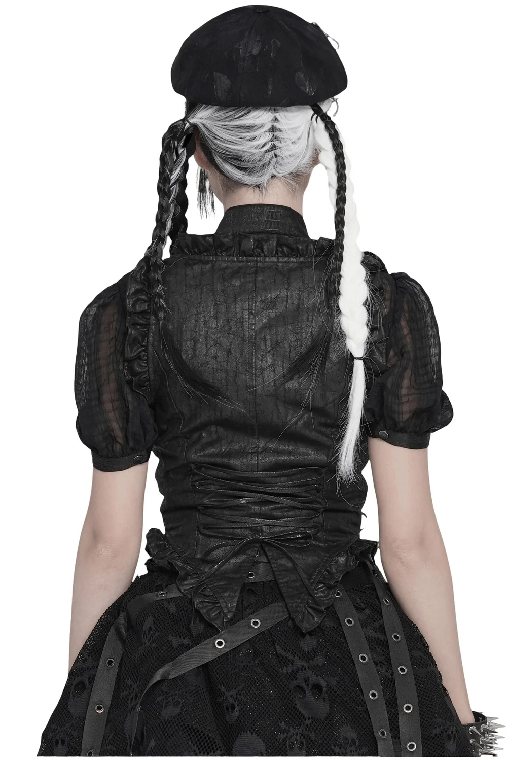 Mutiny Ruffle Lace-Up Corset - Image 3