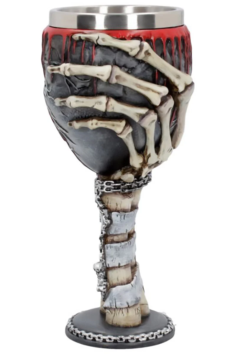 My Black Heart Bleeds Gothic Undead Goblet - Image 3