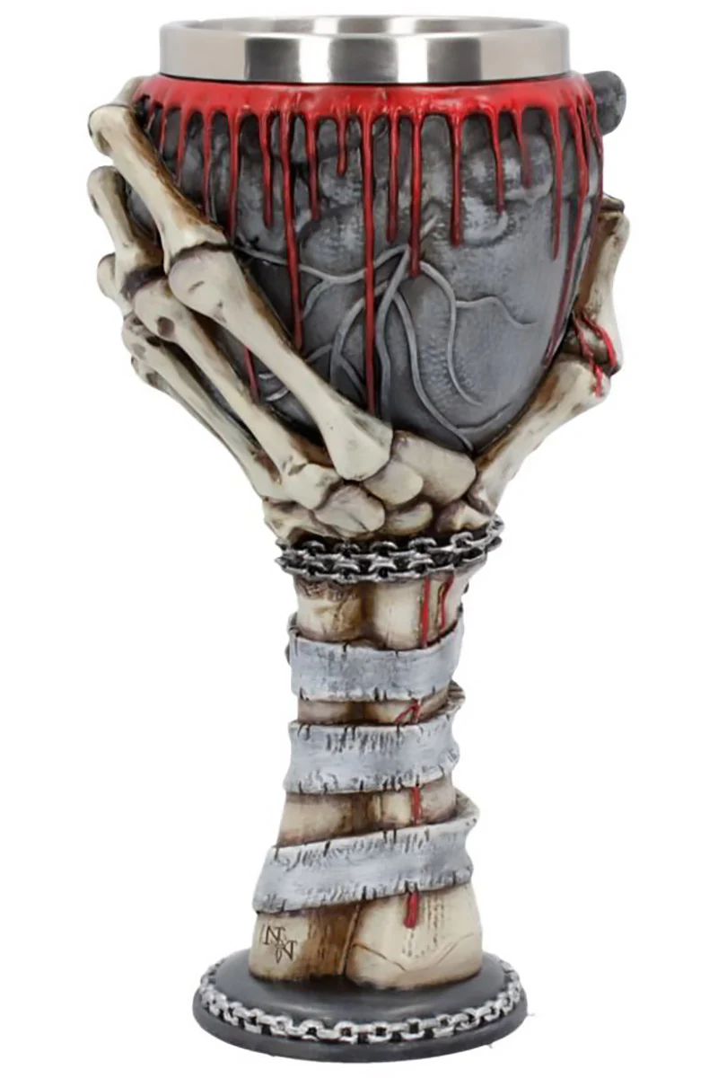 My Black Heart Bleeds Gothic Undead Goblet - Image 4