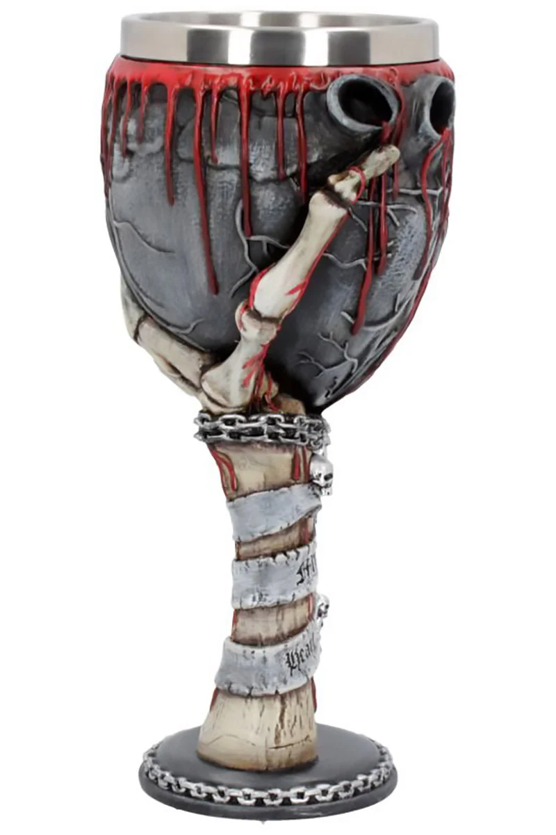 My Black Heart Bleeds Gothic Undead Goblet - Image 5