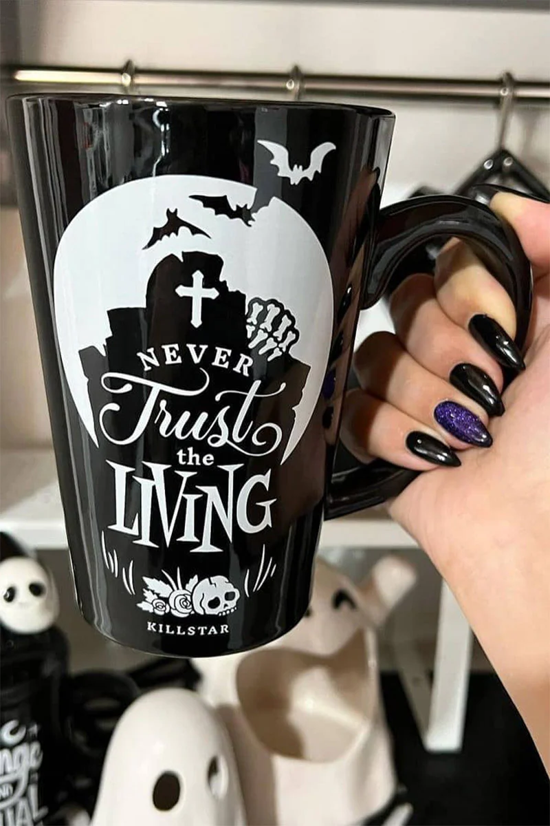 Never Trust the Living Tall Mug - Image 4
