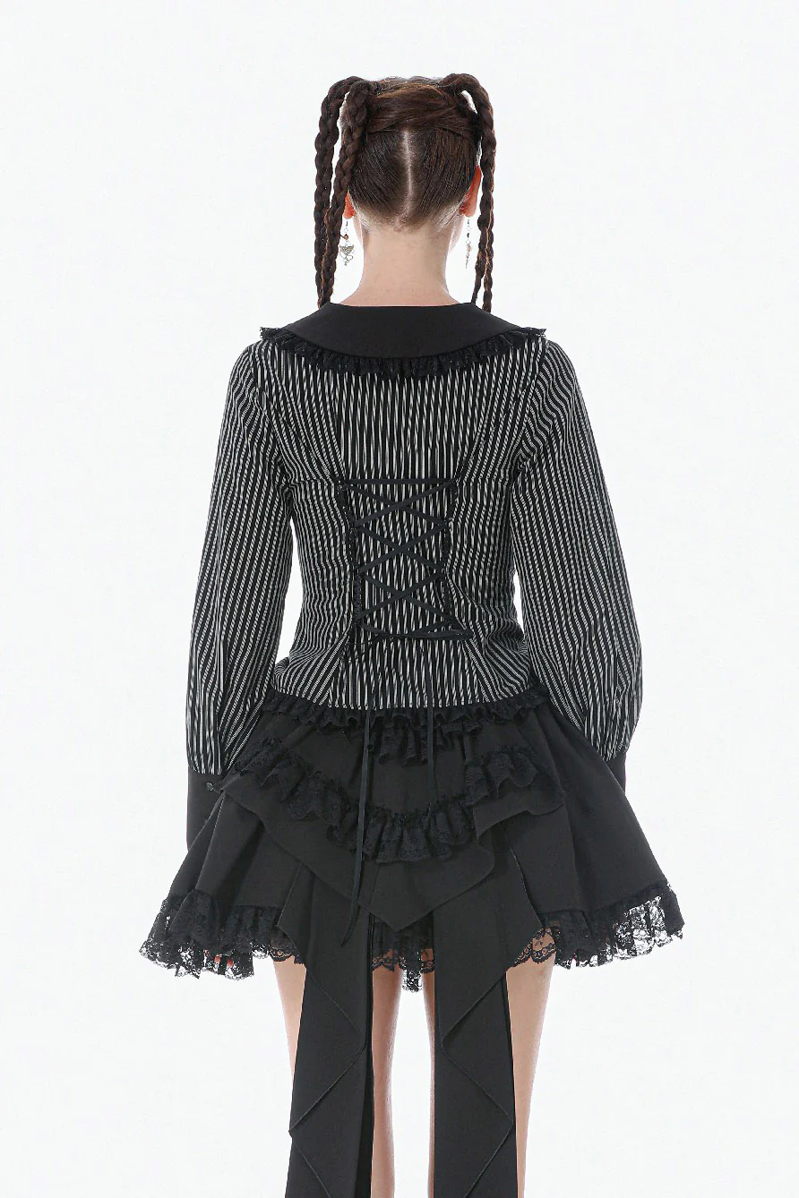 Nevermore Striped Cotton Shirt - Image 2