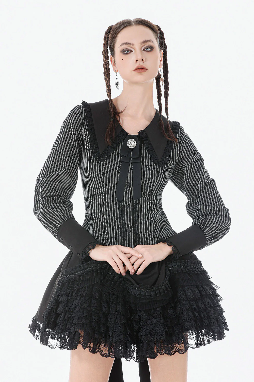Nevermore Striped Cotton Shirt - Image 5