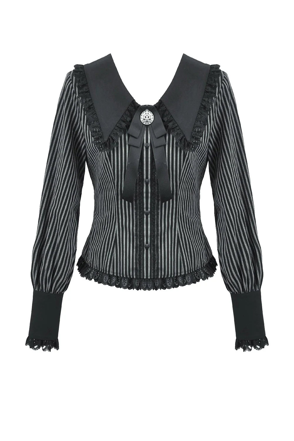 Nevermore Striped Cotton Shirt - Image 6