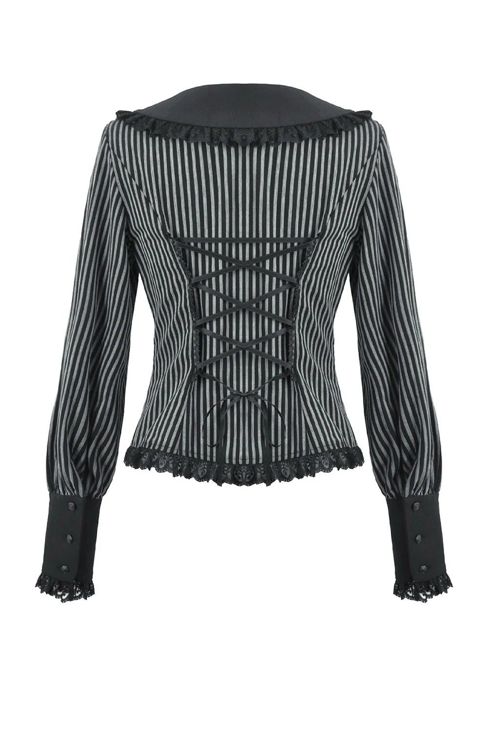 Nevermore Striped Cotton Shirt - Image 7
