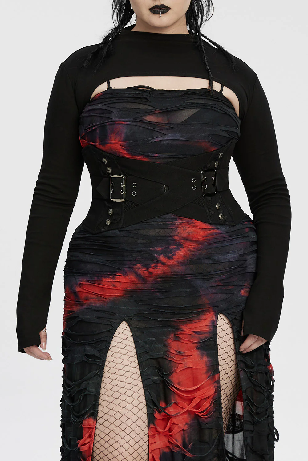 Night Ash Long Sleeve Shrug