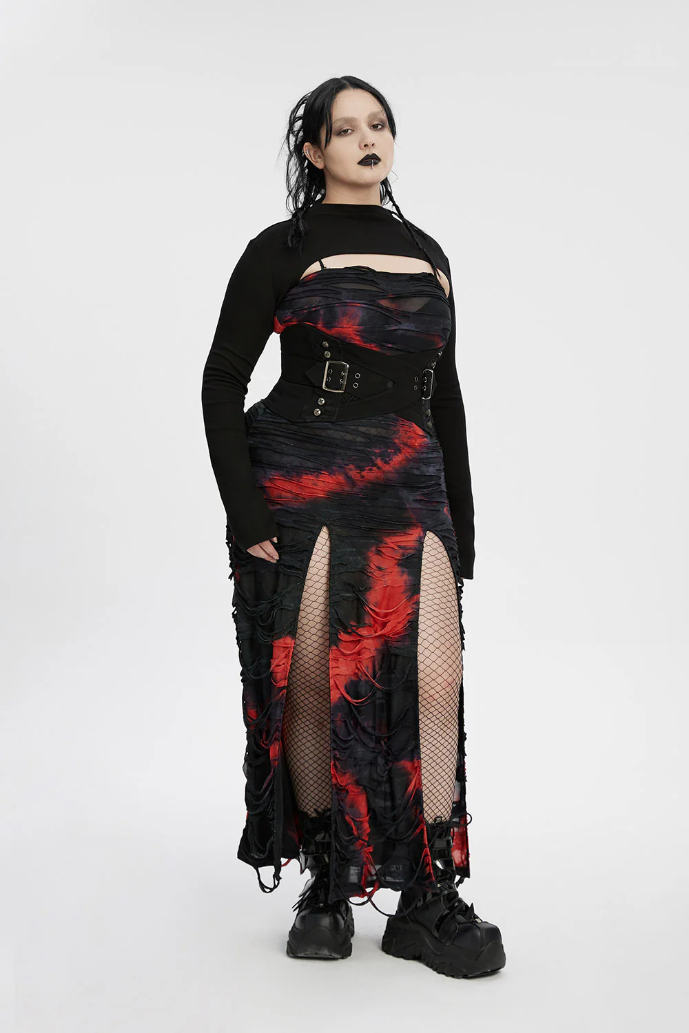 Night Ash Long Sleeve Shrug - Image 4