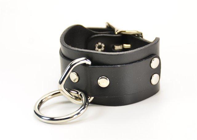 Night Creature Leather Cuff Bracelet - Image 4