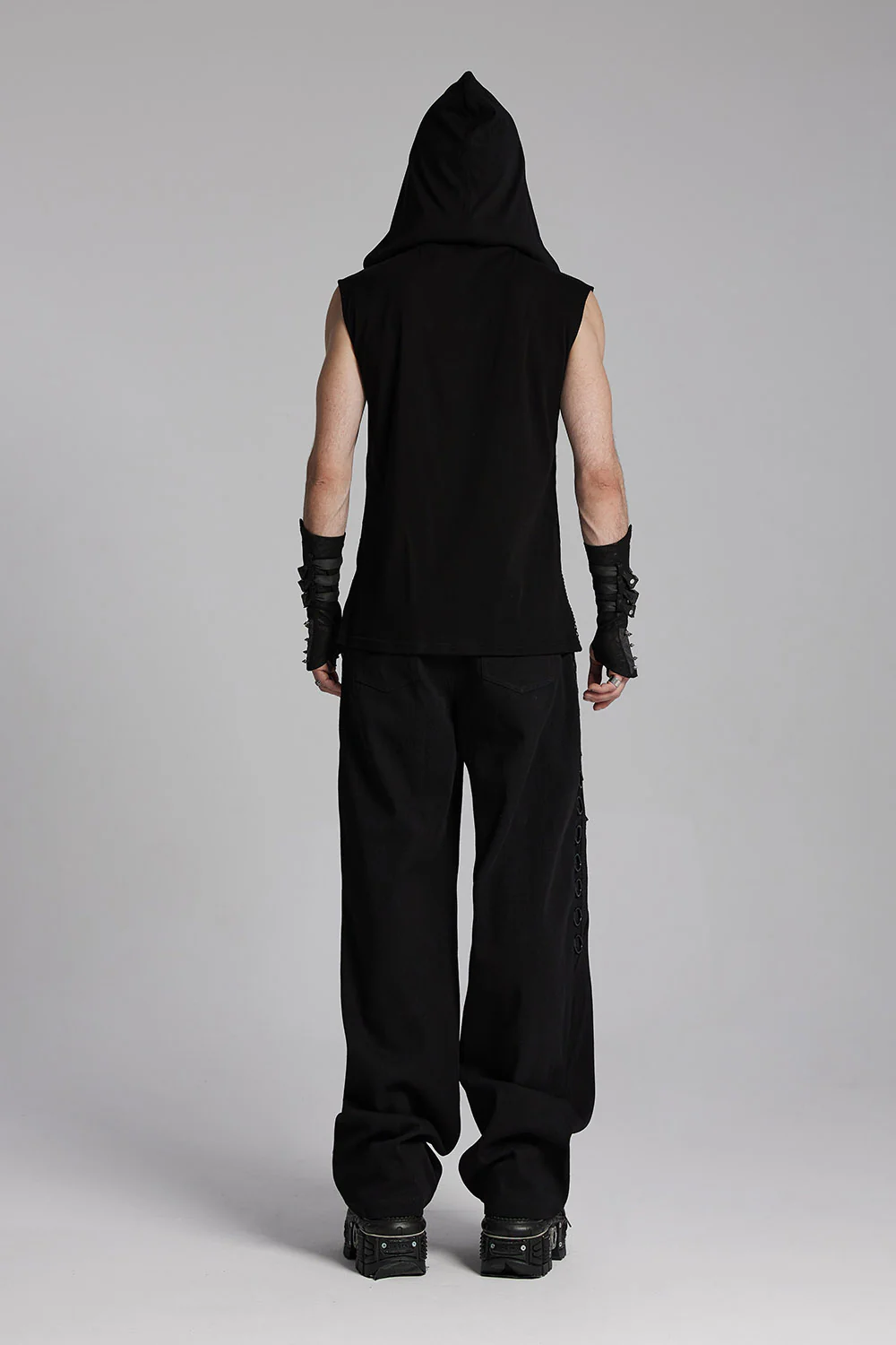 Night Hunt Metal Hardware Baggy Pants - Image 6