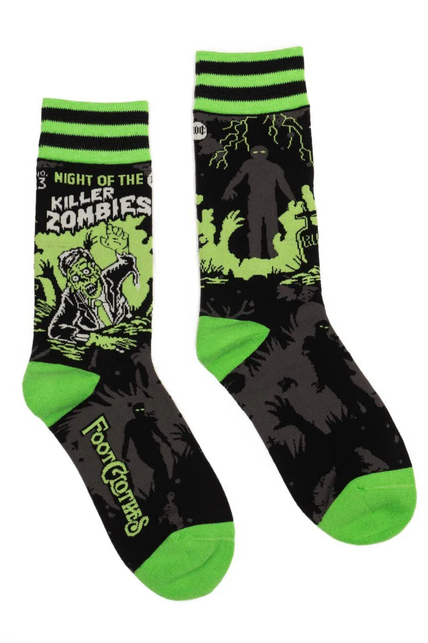Night of the Killer Zombies Crew Socks - Image 2