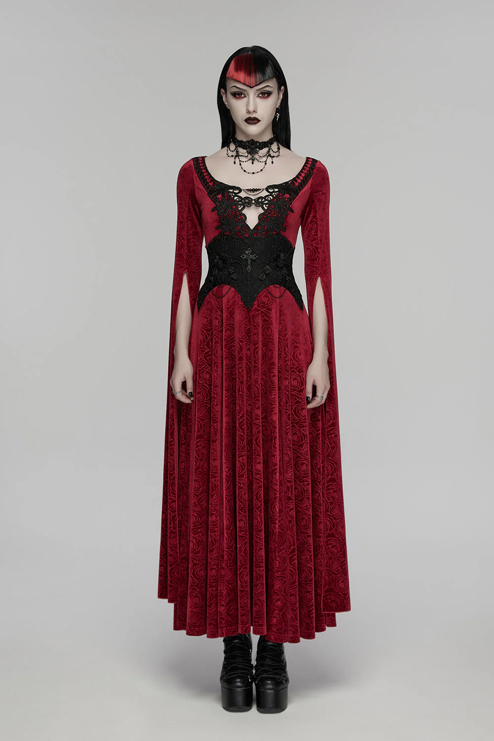 Night Rosary Embroidered Lace Coset - Image 7