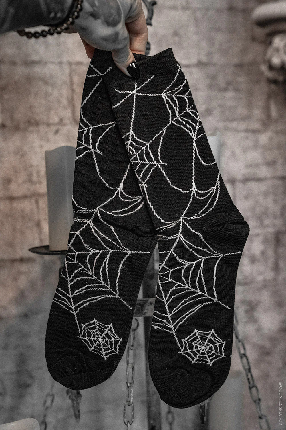 Nightweave Spiderweb Socks - Image 6