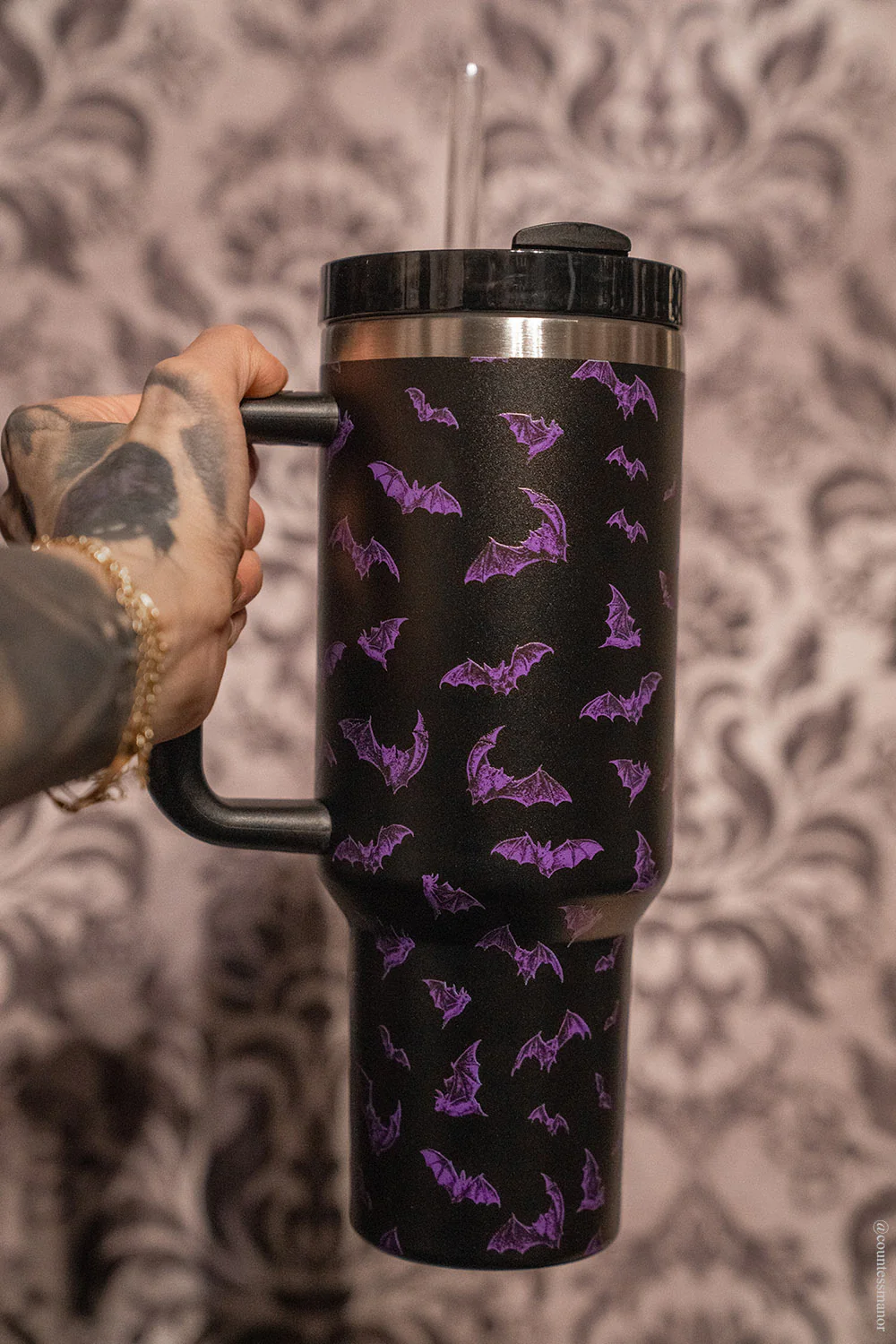 Nocturnal Bats 40oz Tumbler