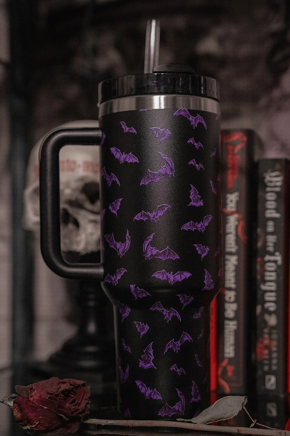 Nocturnal Bats 40oz Tumbler - Image 2