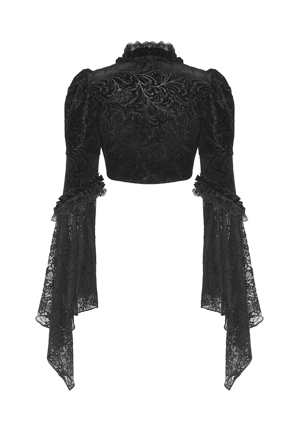 Nocturnal Bloom Velvet Shrug - Image 5