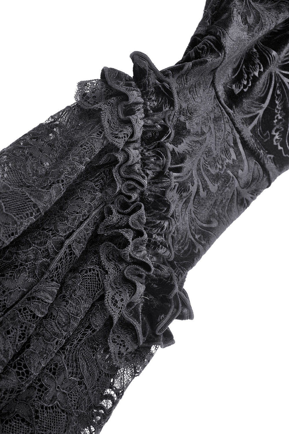 Nocturnal Bloom Velvet Shrug - Image 7