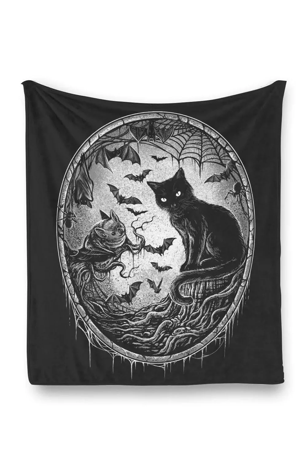 Nocturnal Creatures Throw Blanket