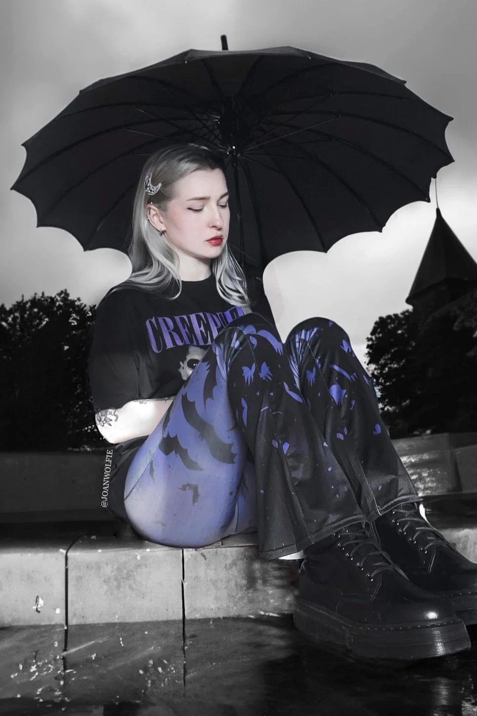 Nocturnal Flight Bat Flares [PURPLE/BLACK]