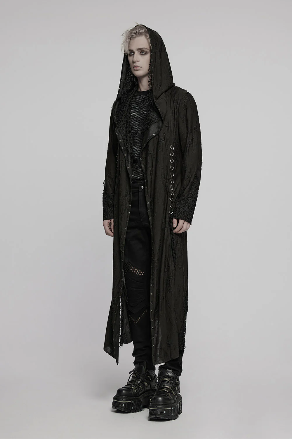 Nocturnis Hooded Gallows Pierced Cloak - Image 4