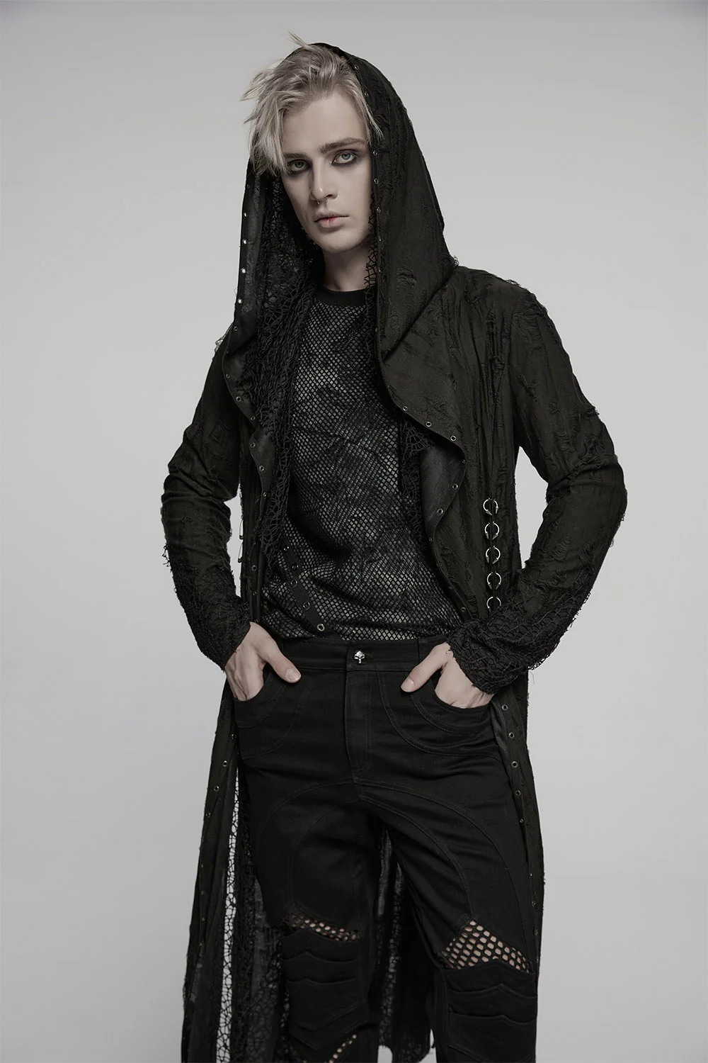 Nocturnis Hooded Gallows Pierced Cloak - Image 6
