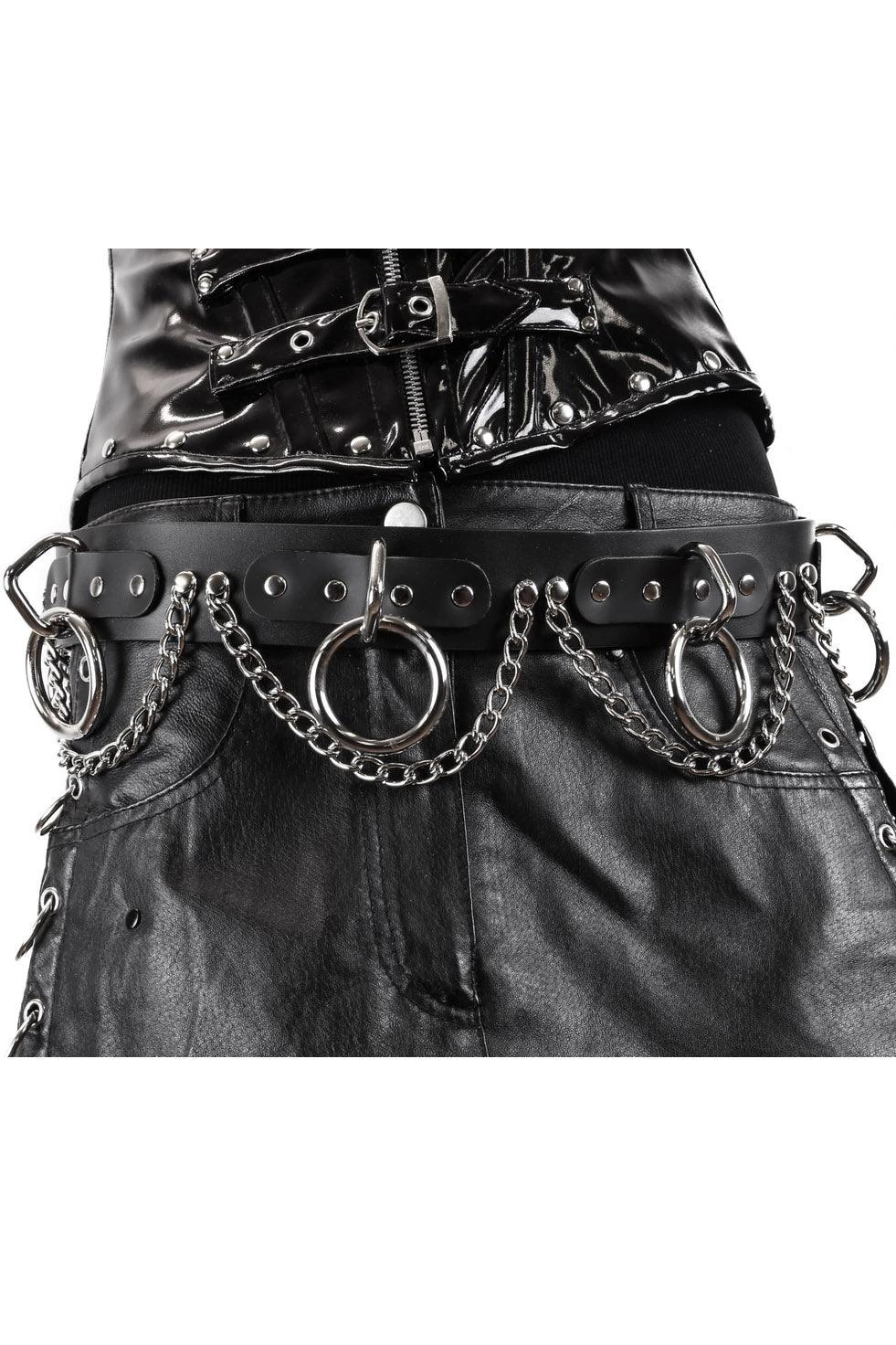 O-Ring Chains Bondage Belt - Image 3