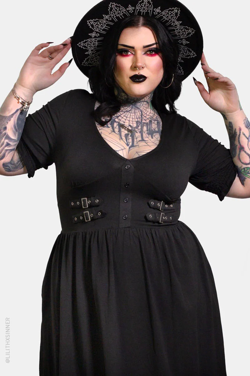 Oblivion Midi Dress - Image 3