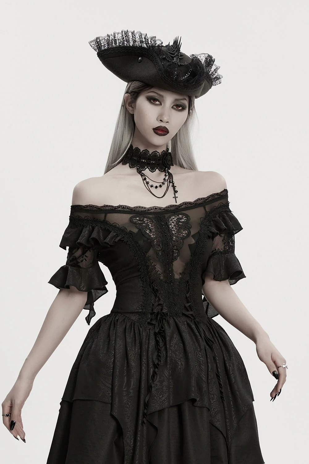 Obsidian Roseary Choker - Image 3