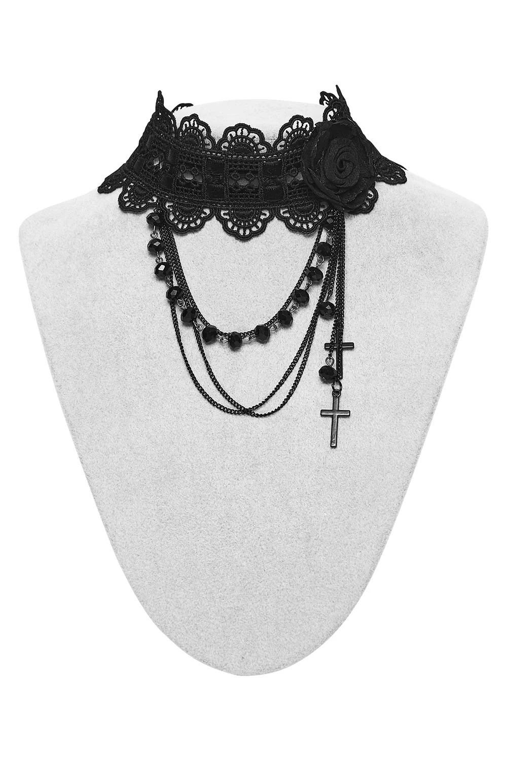 Obsidian Roseary Choker - Image 4