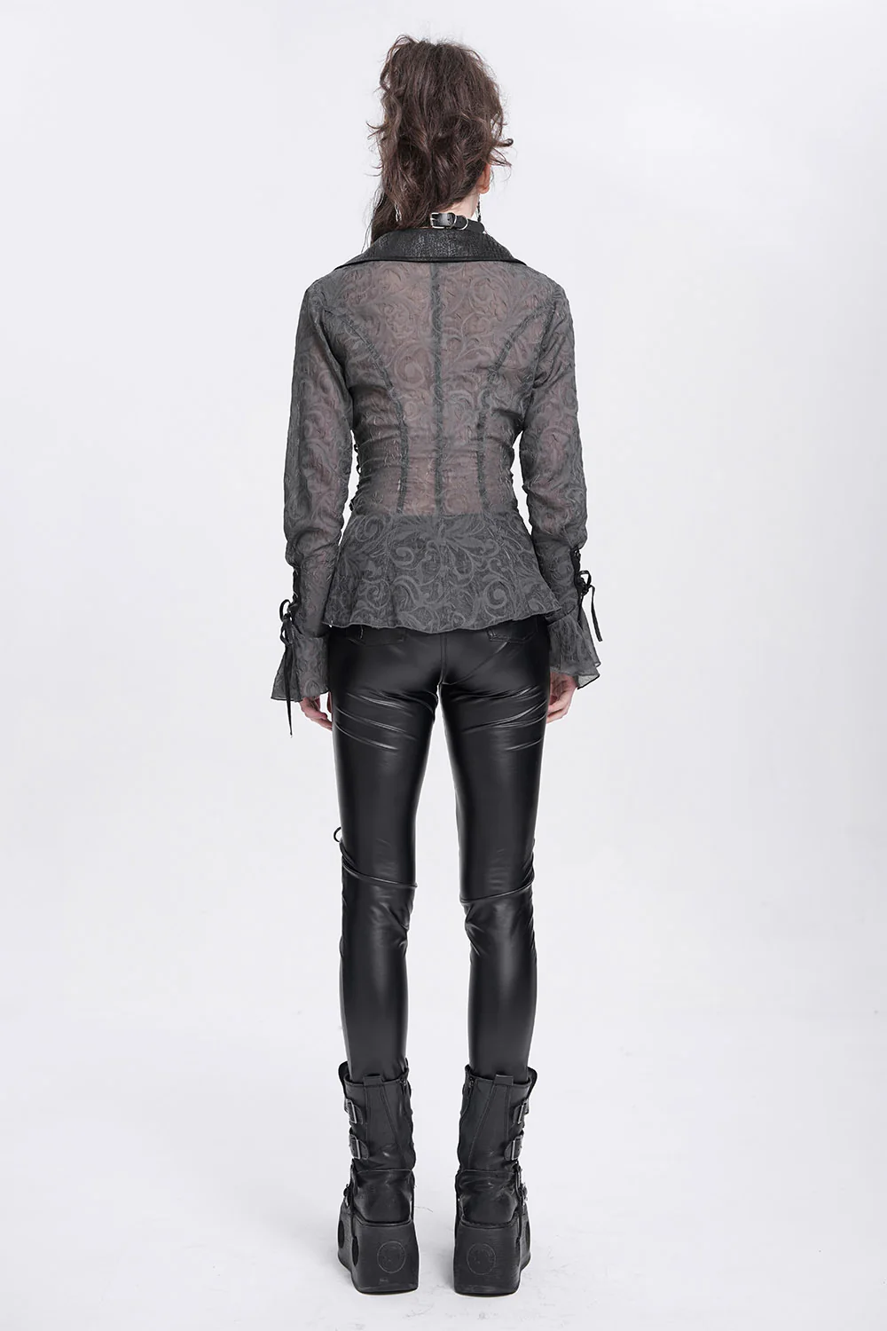 Of Dungeons and Dread Lace-Up Shirt - Image 5