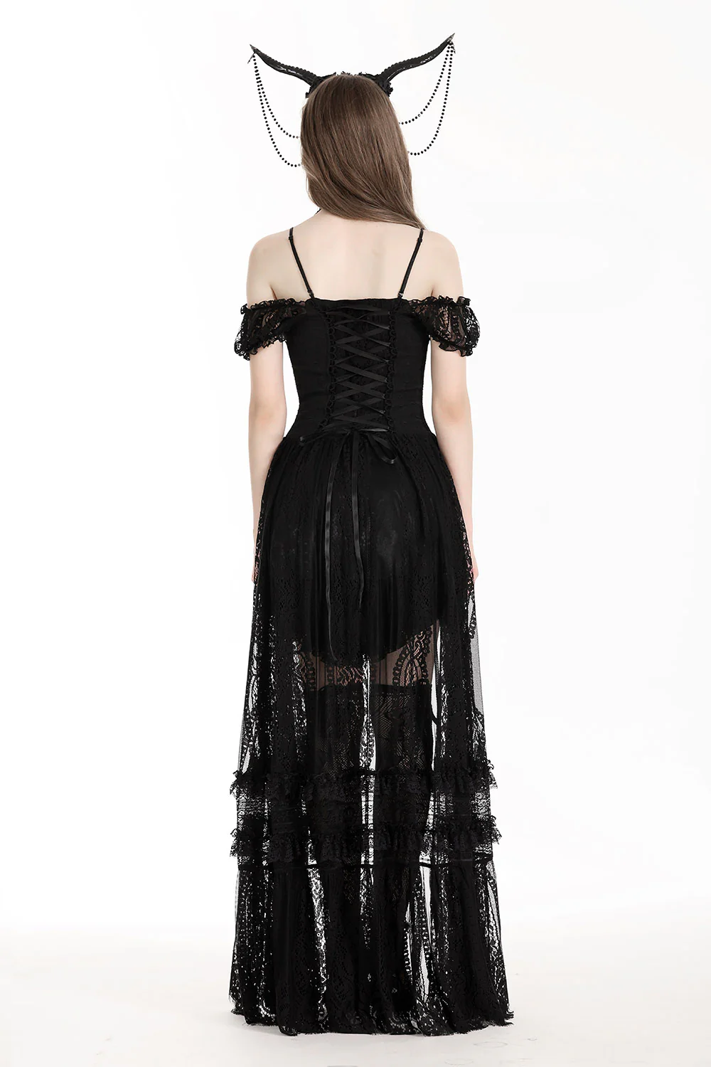 Ossuary Off-the-Shoulder Gothic Gown - Image 5