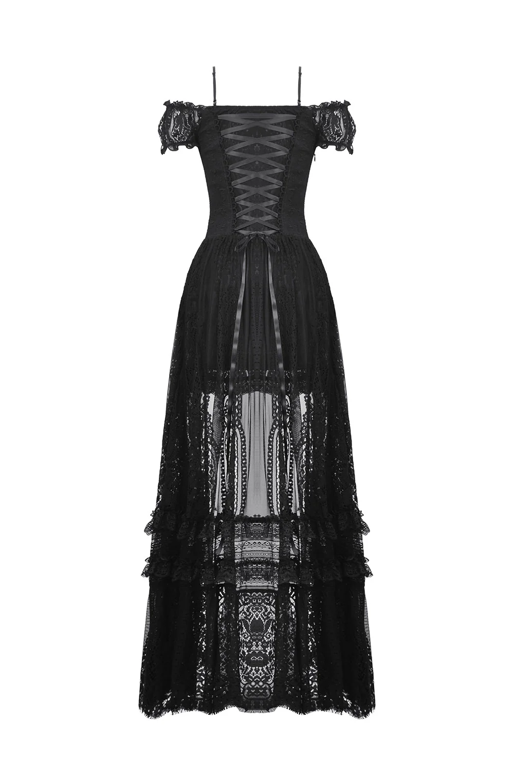Ossuary Off-the-Shoulder Gothic Gown - Image 8