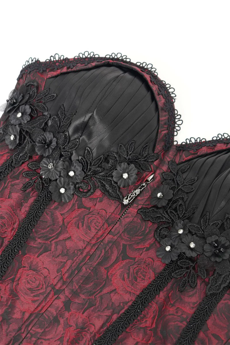 Painting the Roses Red Corset Top - Image 10