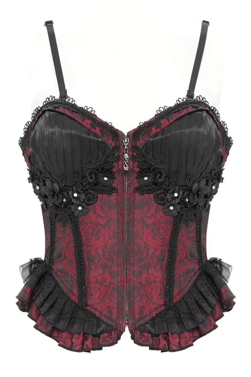 Painting the Roses Red Corset Top - Image 2