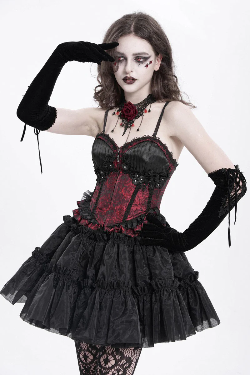 Painting the Roses Red Corset Top - Image 5