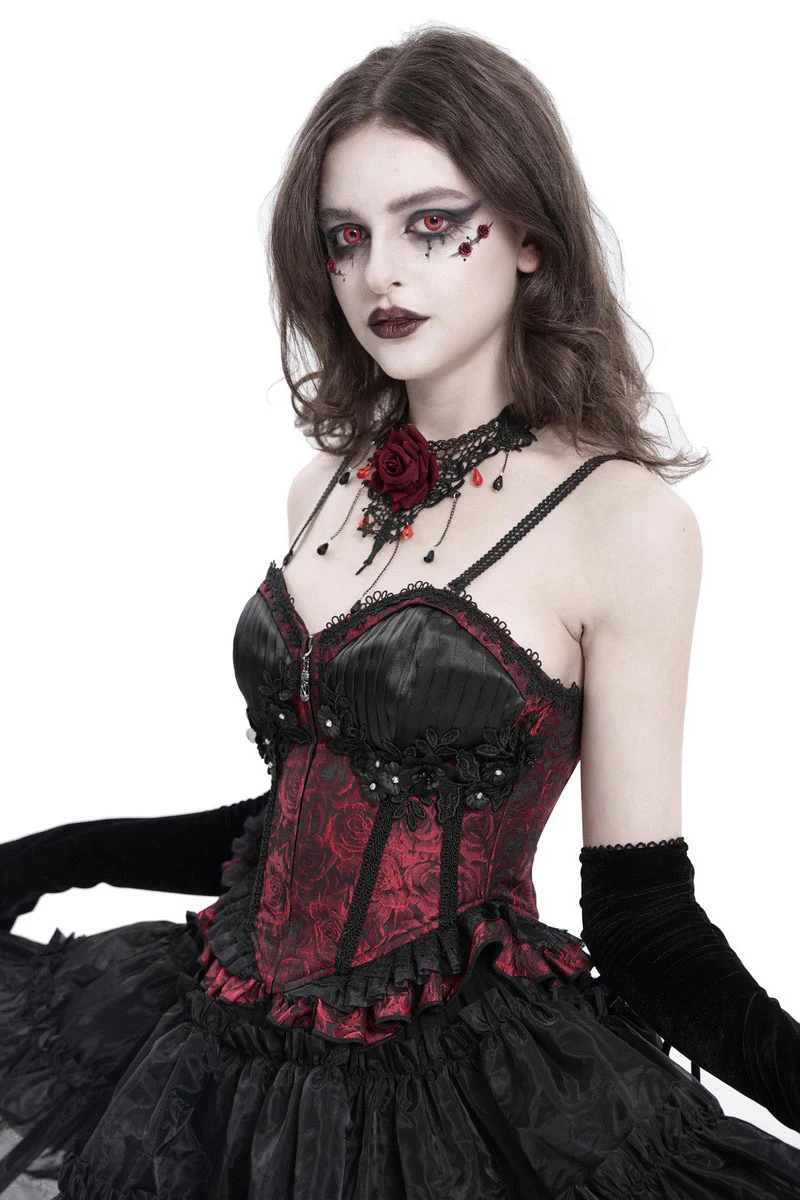 Painting the Roses Red Corset Top - Image 6