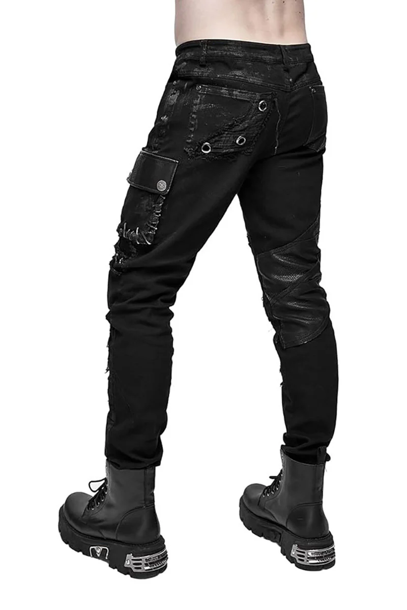 Patient 99 Distressed Punk Pants - Image 5