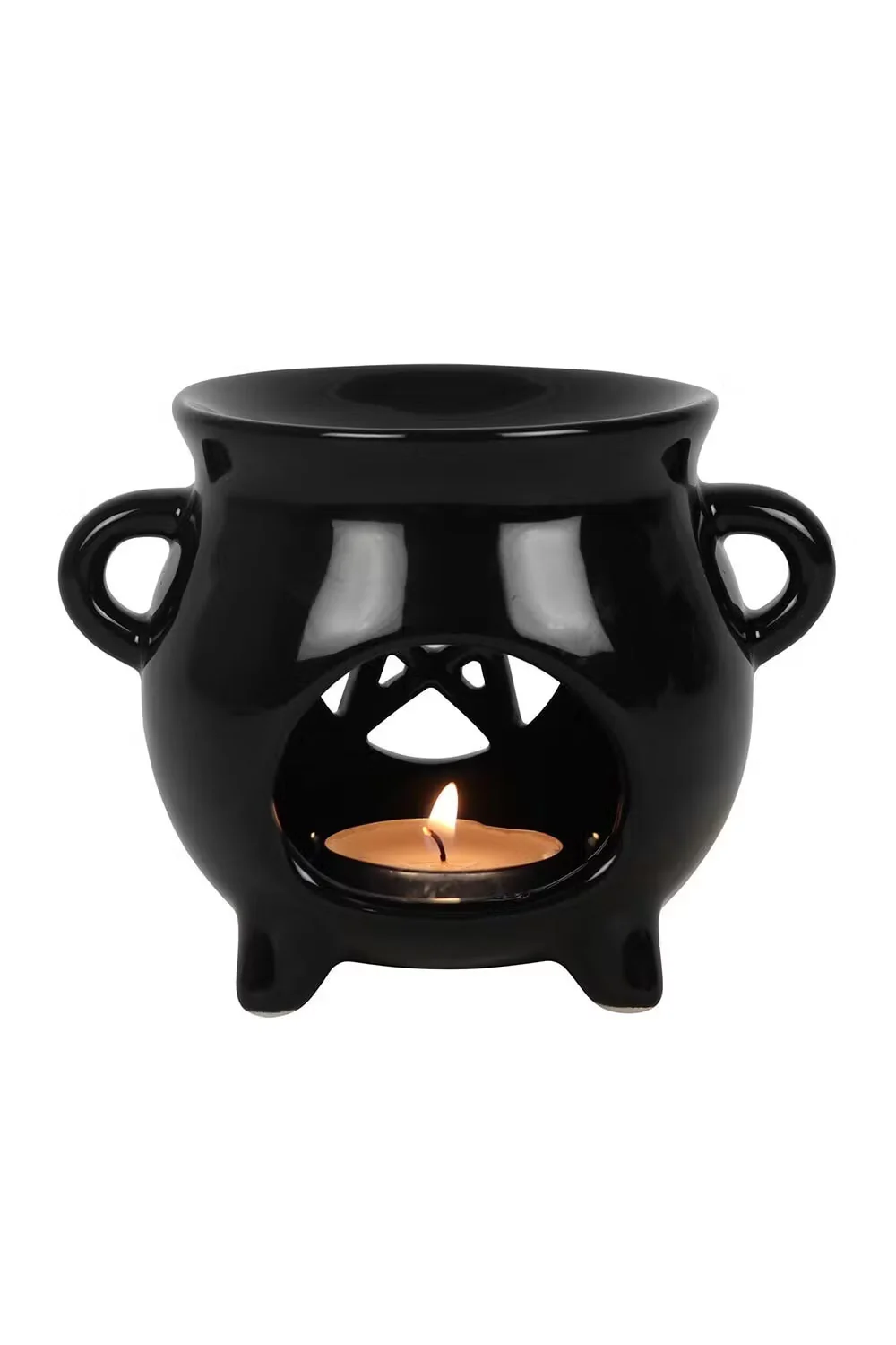 Pentagram Cauldron Oil Burner - Image 3