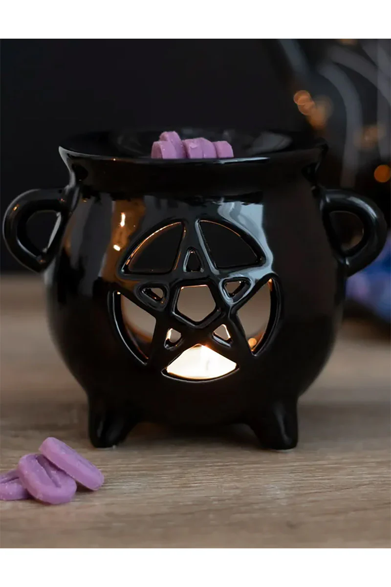 Pentagram Cauldron Oil Burner - Image 4