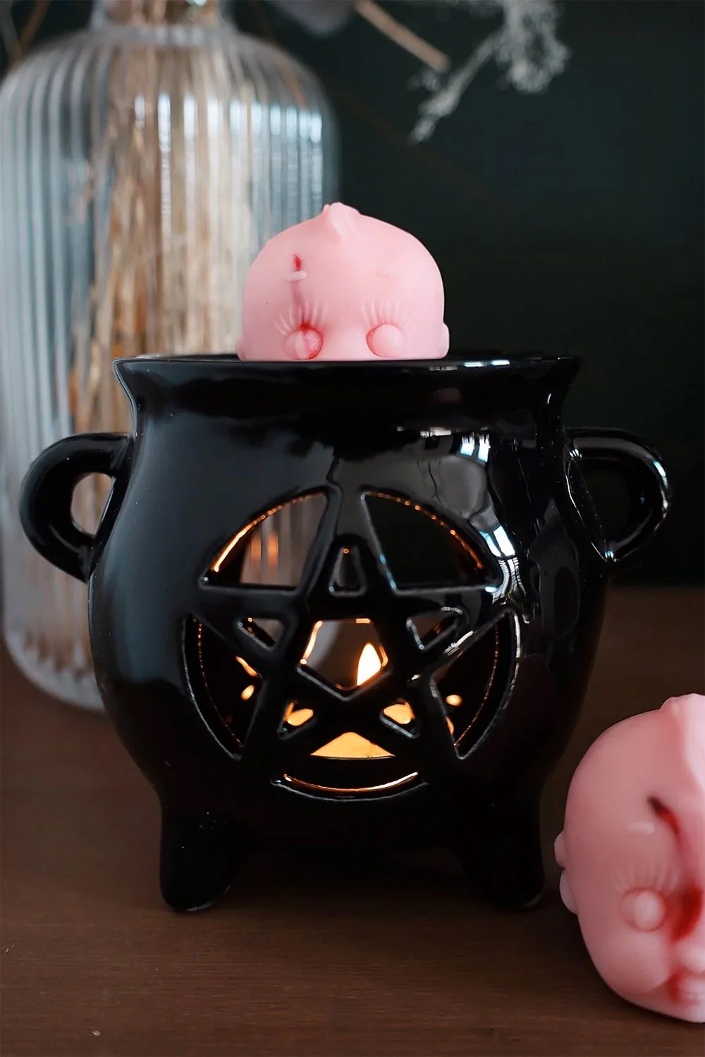 Pentagram Cauldron Oil Burner - Image 5