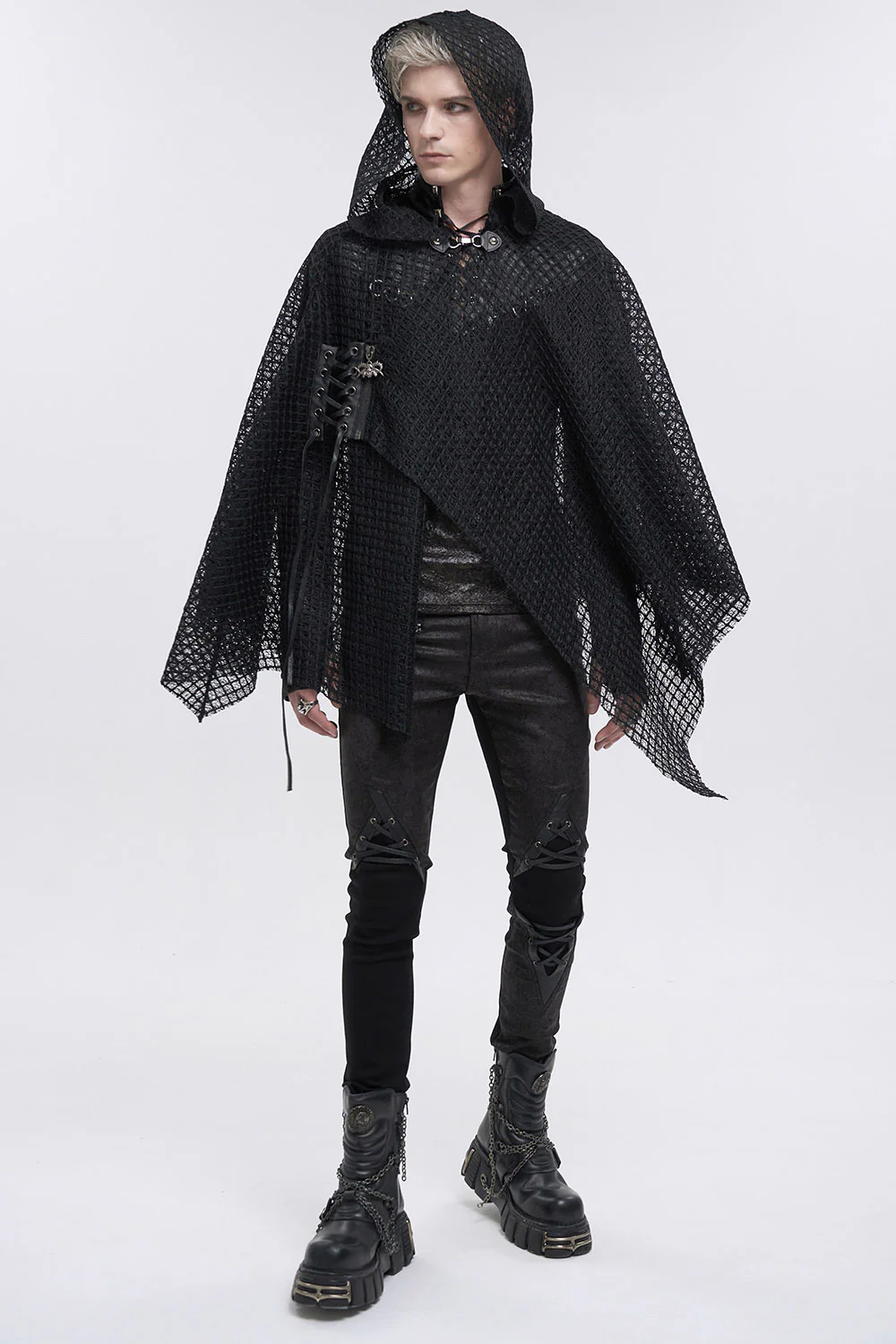 Pestilence Netted Cloak [UNISEX] - Image 5