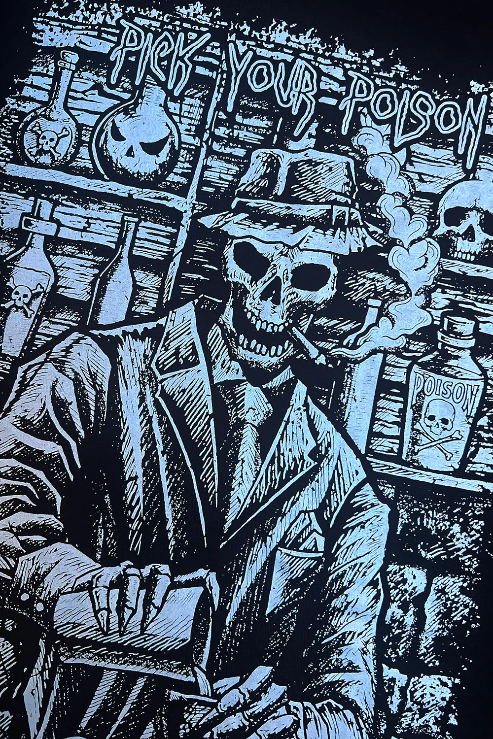 Pick Your Poison Skeleton Hoodie - Image 2