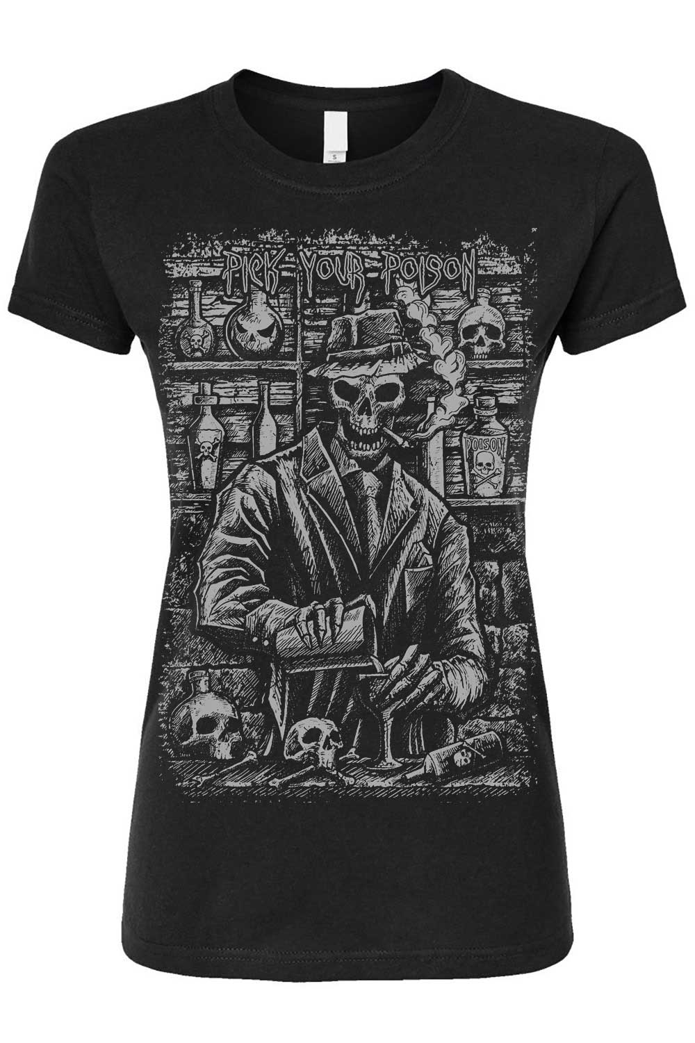 Pick Your Poison Skeleton T-shirt - Image 4